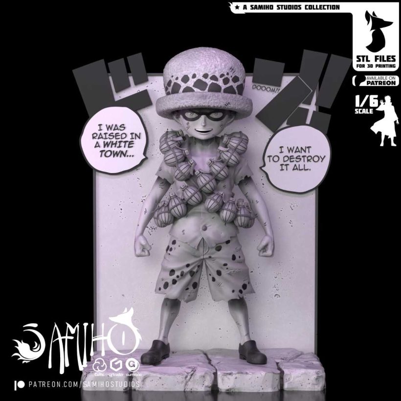 Kid Trafalgar Law - STL 3D print files