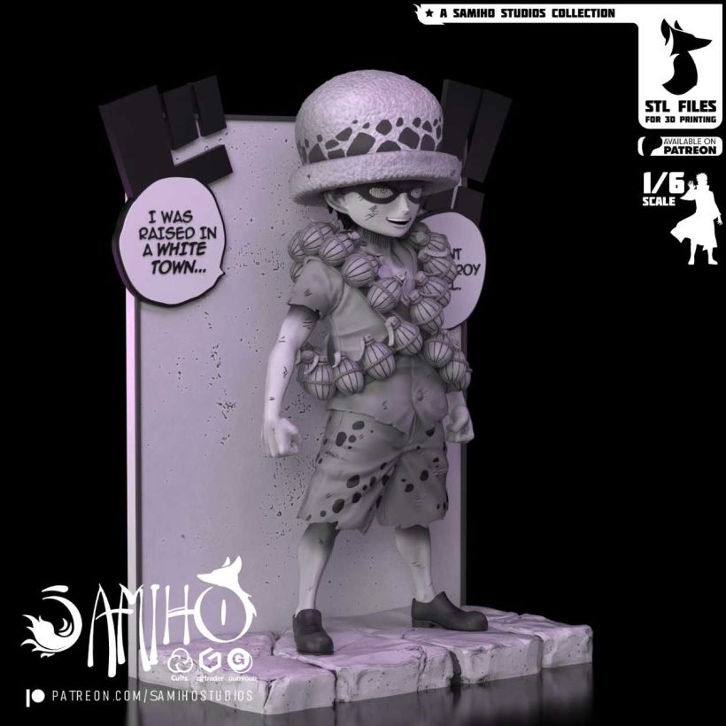 Kid Trafalgar Law - STL 3D print files