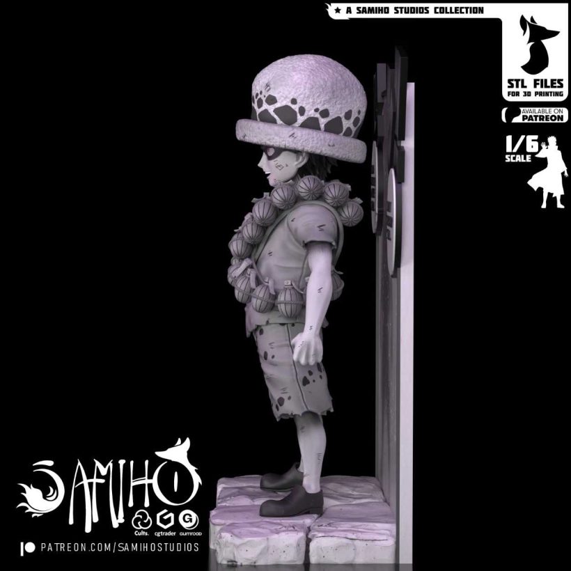 Kid Trafalgar Law - STL 3D print files