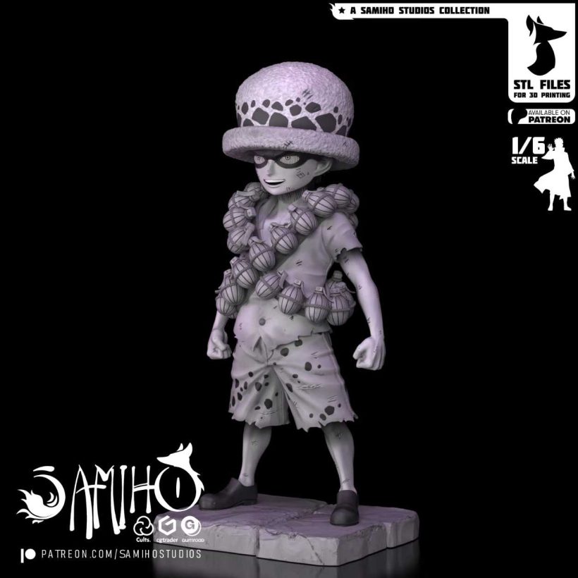 Kid Trafalgar Law - STL 3D print files