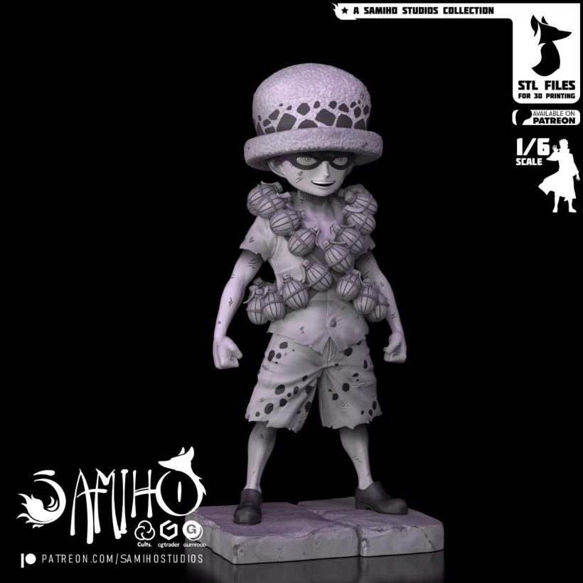 Kid Trafalgar Law - STL 3D print files
