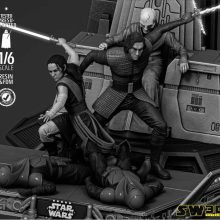 Kylo Ren And Rey Diorama - STL 3D print files