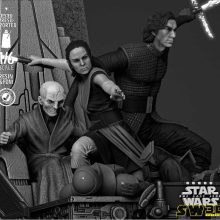 Kylo Ren And Rey Diorama - STL 3D print files