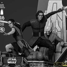 Kylo Ren And Rey Diorama - STL 3D print files