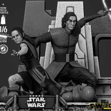 Kylo Ren And Rey Diorama - STL 3D print files