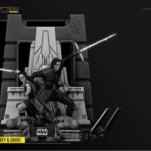 Kylo Ren And Rey Diorama - STL 3D print files