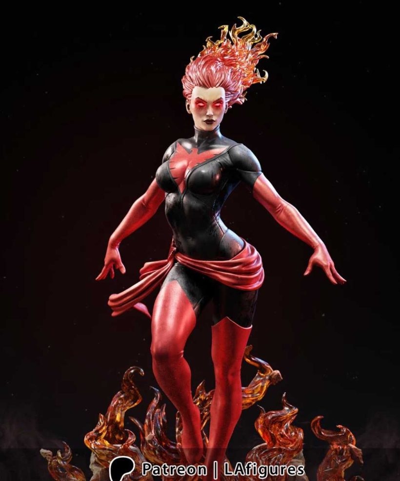 L.A. Figures X-Men Phoenix - STL 3D print files