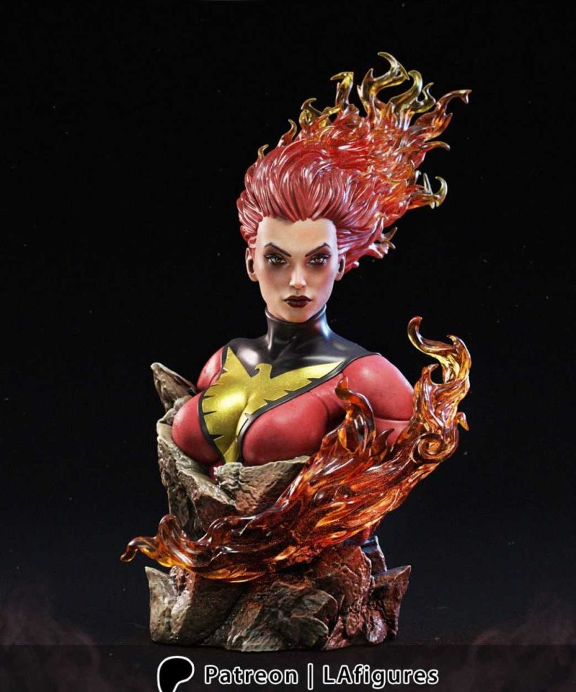 L.A. Figures X-Men Phoenix - STL 3D print files