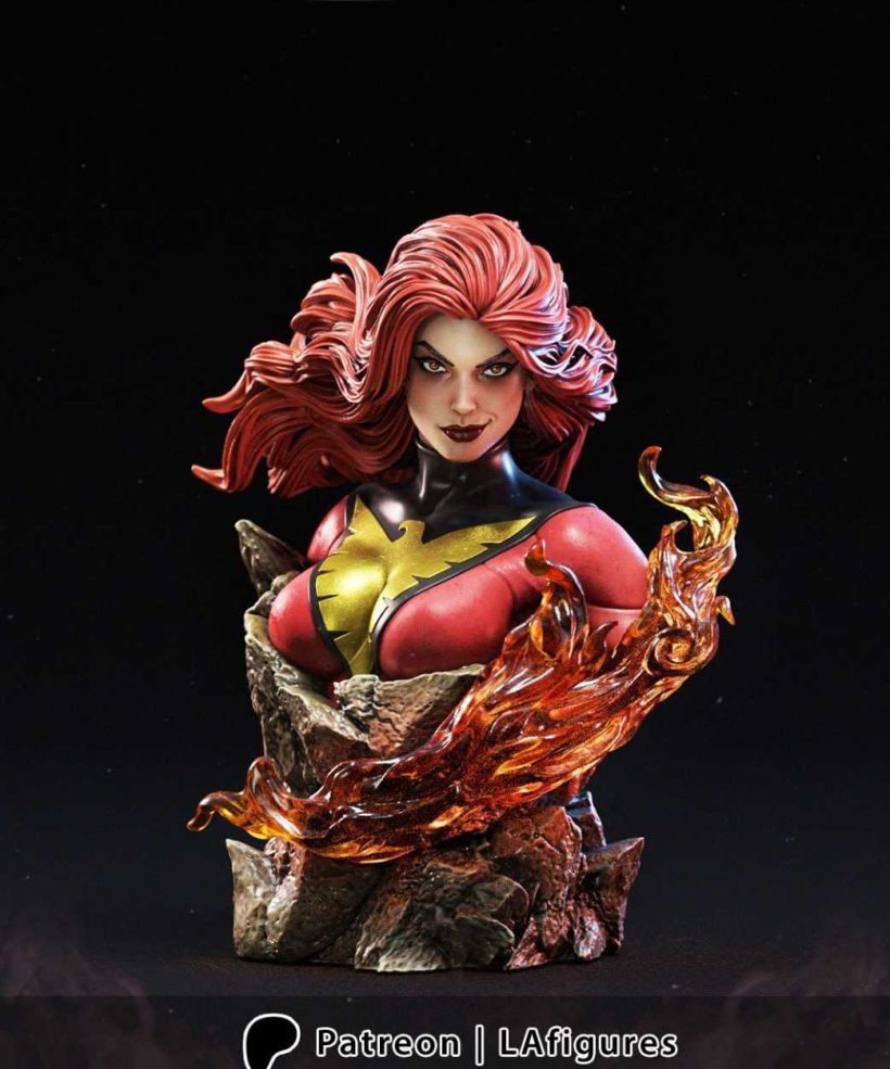 L.A. Figures X-Men Phoenix - STL 3D print files