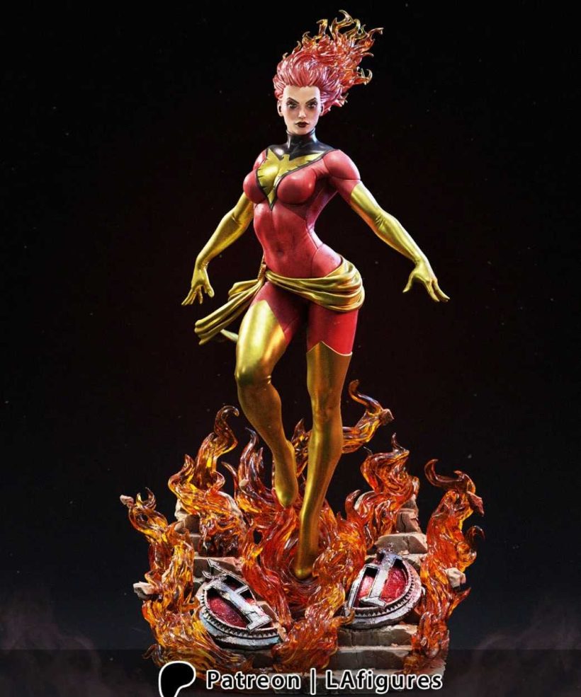 L.A. Figures X-Men Phoenix - STL 3D print files