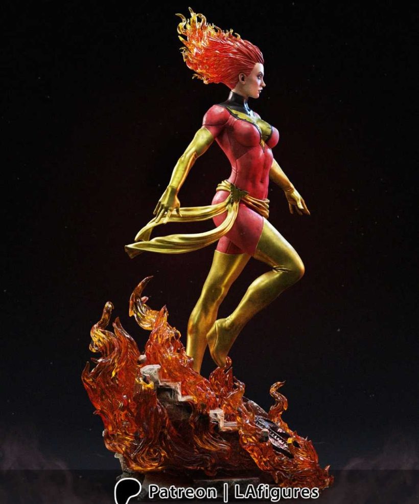 L.A. Figures X-Men Phoenix - STL 3D print files