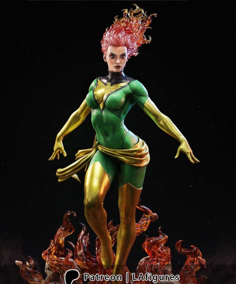 L.A. Figures X-Men Phoenix - STL 3D print files
