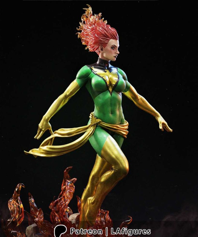 L.A. Figures X-Men Phoenix - STL 3D print files