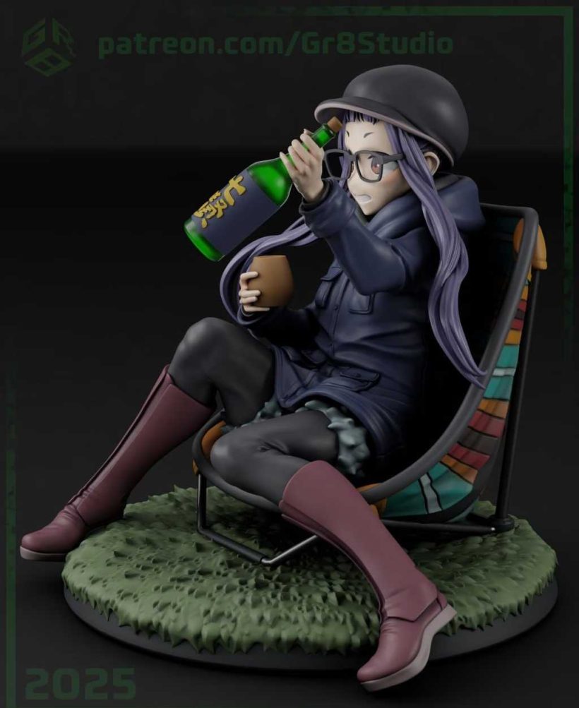 Laid Back Camp - Chiaki Ogaki - STL 3D print files