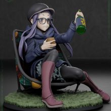 Laid Back Camp - Chiaki Ogaki - STL 3D print files