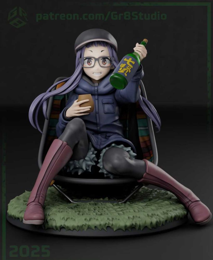 Laid Back Camp - Chiaki Ogaki - STL 3D print files