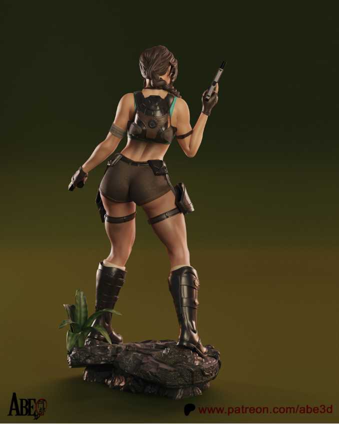 Lara Croft Sfw Nsfw Tested - STL 3D print files