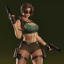 Lara Croft Sfw Nsfw Tested - STL 3D print files