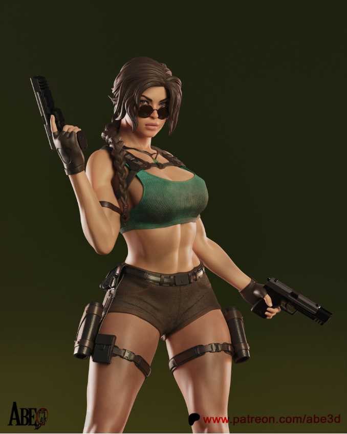 Lara Croft Sfw Nsfw Tested - STL 3D print files