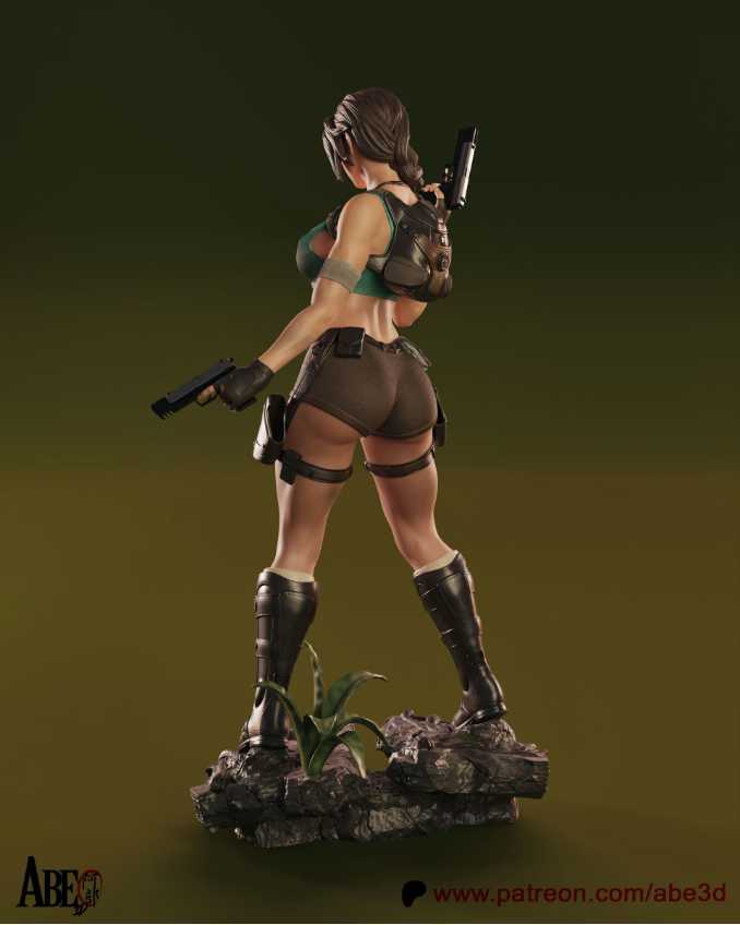Lara Croft Sfw Nsfw Tested - STL 3D print files