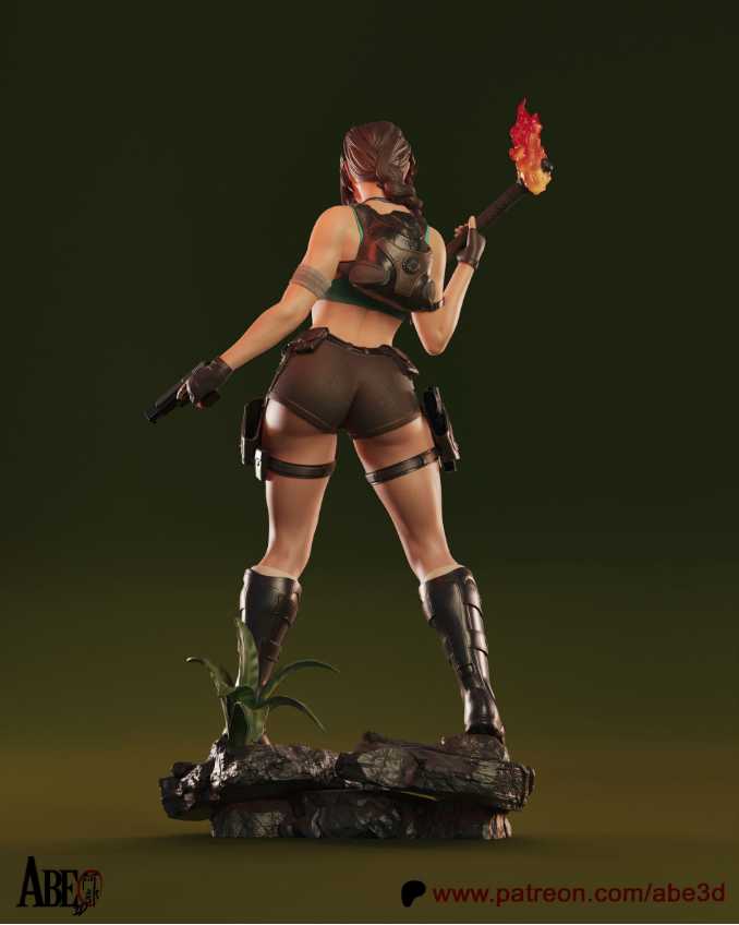 Lara Croft Sfw Nsfw Tested - STL 3D print files