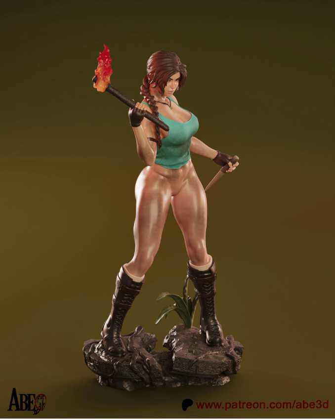 Lara Croft Sfw Nsfw Tested - STL 3D print files
