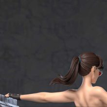 Lara Croft - sfw - nsfw- stl - STL 3D print files
