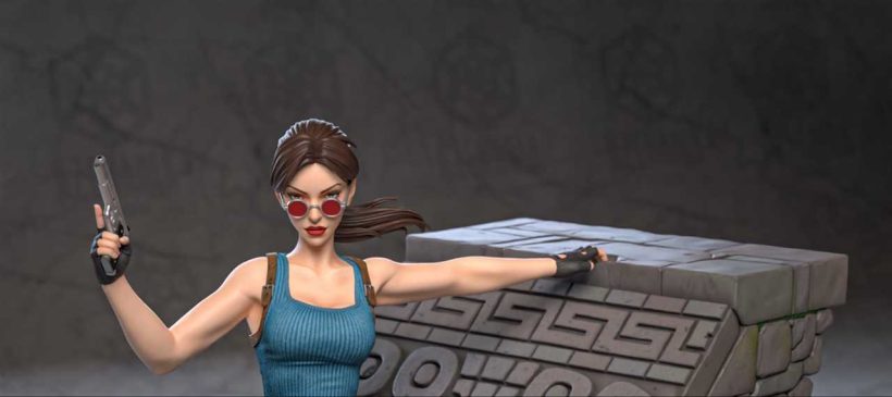 Lara Croft - sfw - nsfw- stl - STL 3D print files