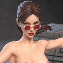Lara Croft - sfw - nsfw- stl - STL 3D print files