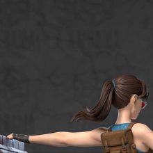 Lara Croft - sfw - nsfw- stl - STL 3D print files