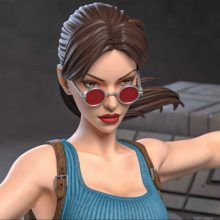 Lara Croft - sfw - nsfw- stl - STL 3D print files