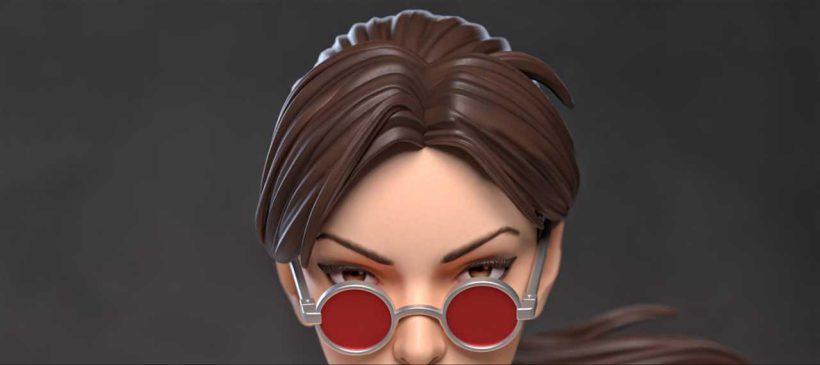 Lara Croft - sfw - nsfw- stl - STL 3D print files