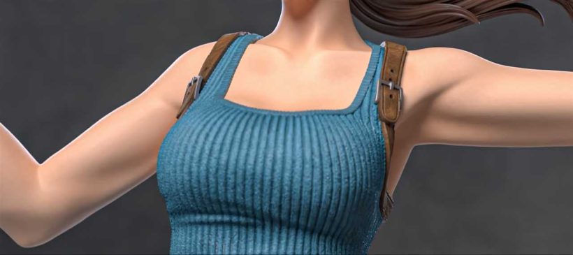 Lara Croft - sfw - nsfw- stl - STL 3D print files