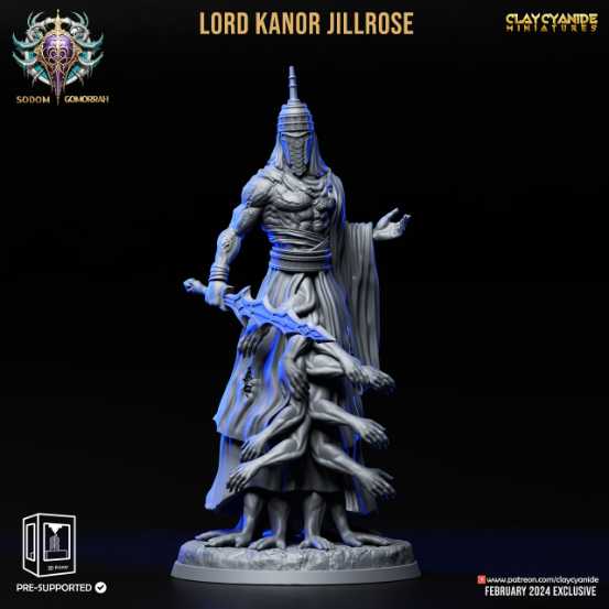 Lord Kanor Jillrose - STL 3D print files