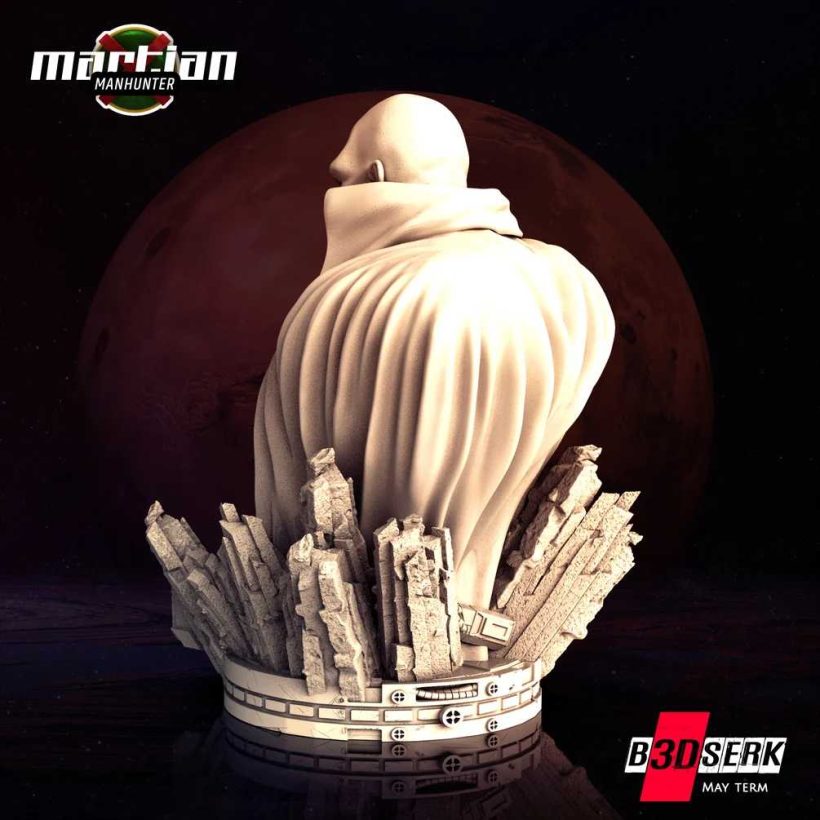 Martian Manhunter Bust Verified - STL 3D print files