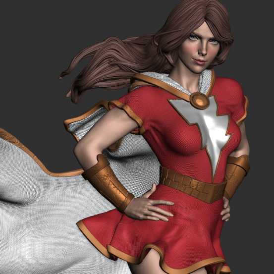 Mary Marvel - STL 3D print files