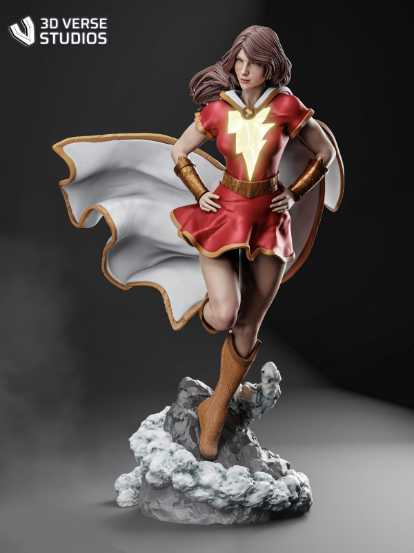 Mary Marvel - STL 3D print files