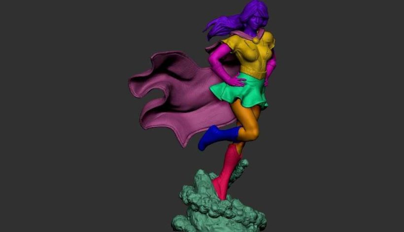 Mary Marvel - STL 3D print files