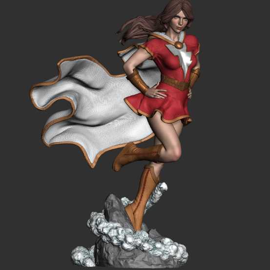Mary Marvel - STL 3D print files