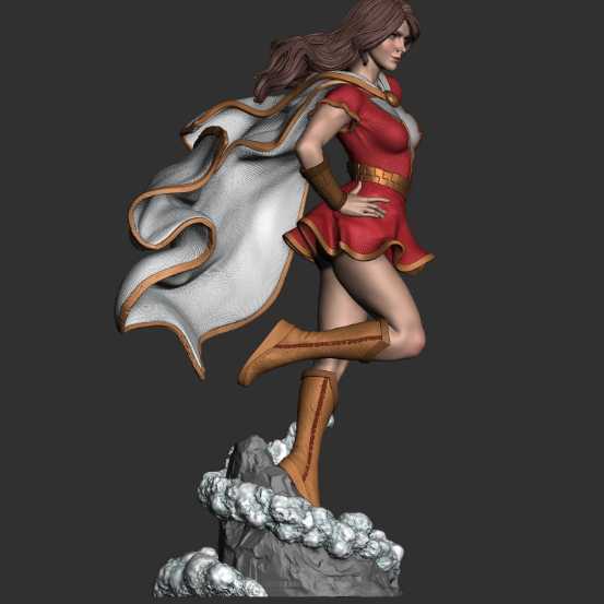 Mary Marvel - STL 3D print files