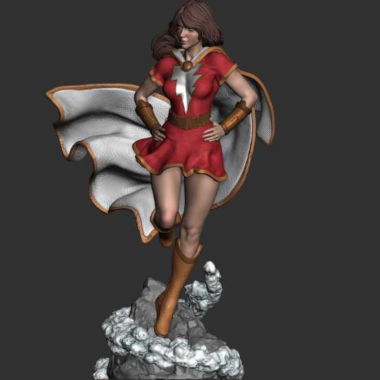 Mary Marvel - STL 3D print files