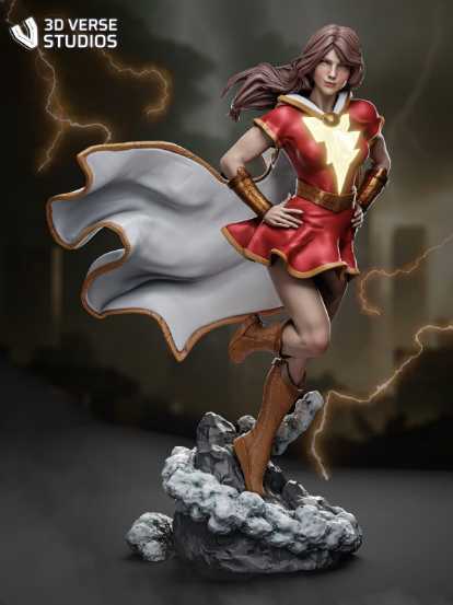 Mary Marvel - STL 3D print files
