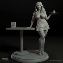 Max Black Two Broke Girls - STL 3D print files