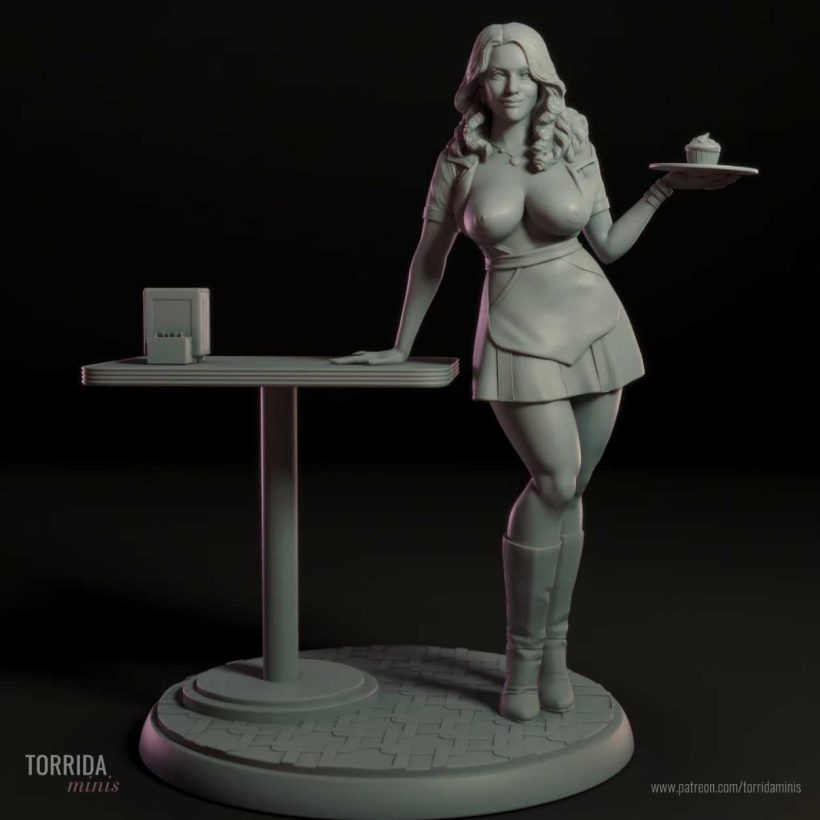 Max Black Two Broke Girls - STL 3D print files