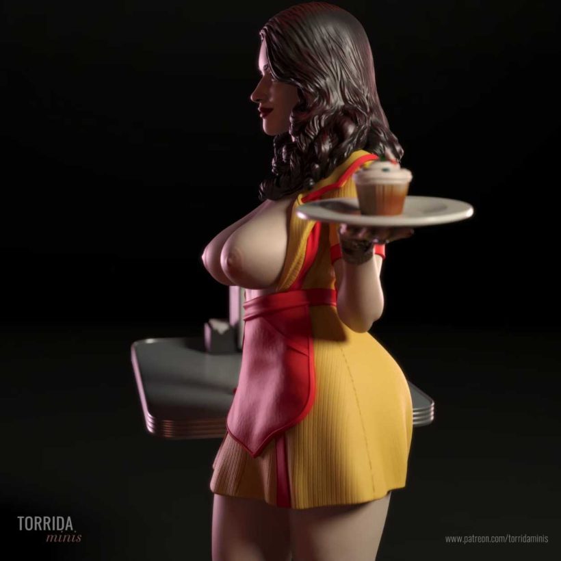 Max Black Two Broke Girls - STL 3D print files