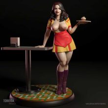 Max Black Two Broke Girls - STL 3D print files