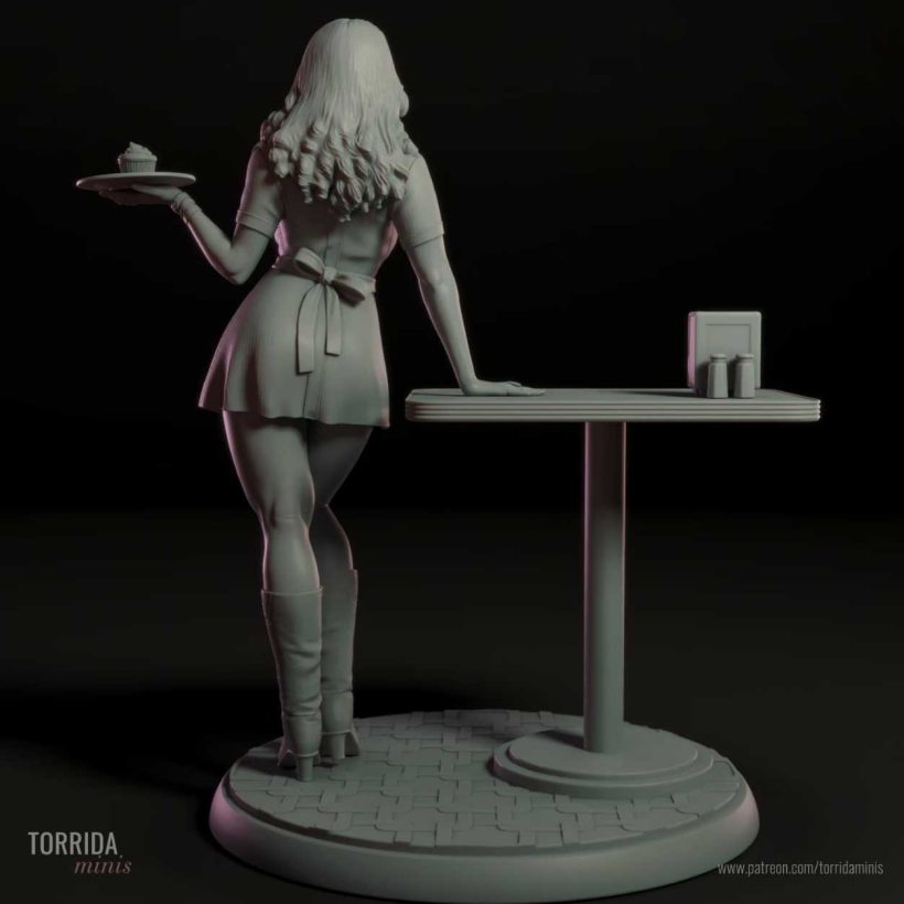 Max Black Two Broke Girls - STL 3D print files