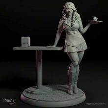 Max Black Two Broke Girls - STL 3D print files