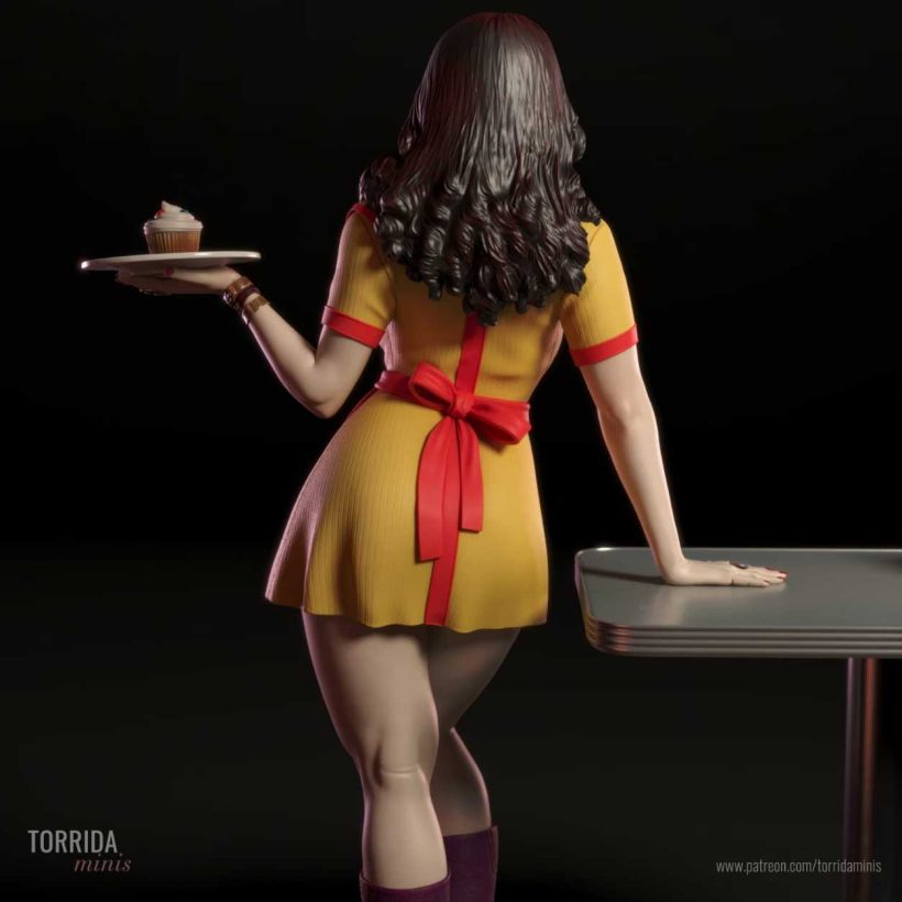 Max Black Two Broke Girls - STL 3D print files