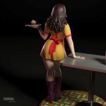 Max Black Two Broke Girls - STL 3D print files